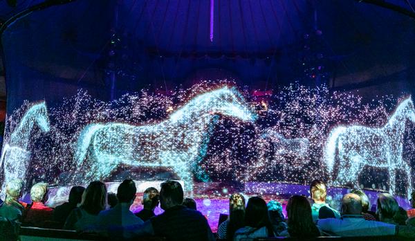 Since 2018, the show has featured no live animals, turning instead to holographic projections