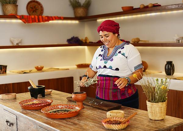 fresh ingredients are used in the spa kitchen 