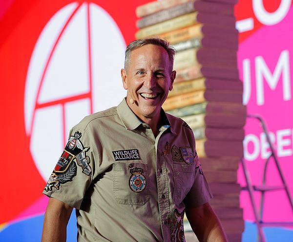Bill Bensley gave a keynote and received the Leader in Sustainability award