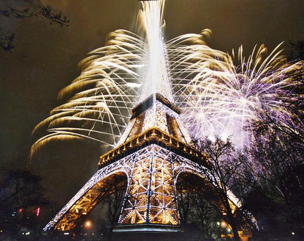 The Eiffel Tower show celebrated the start of the new millennium in 2000