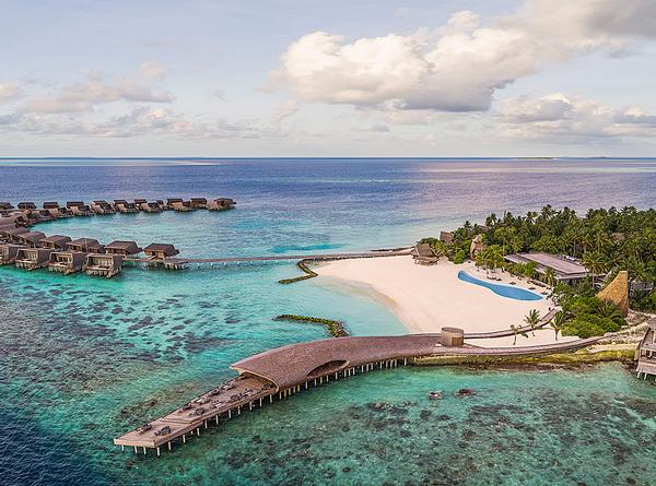 The St Regis Maldives resort was designed around local ecologies 