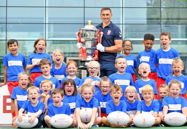 Ambassador Kevin Sinfield launched the Facilities Legacy Programme in Wigan