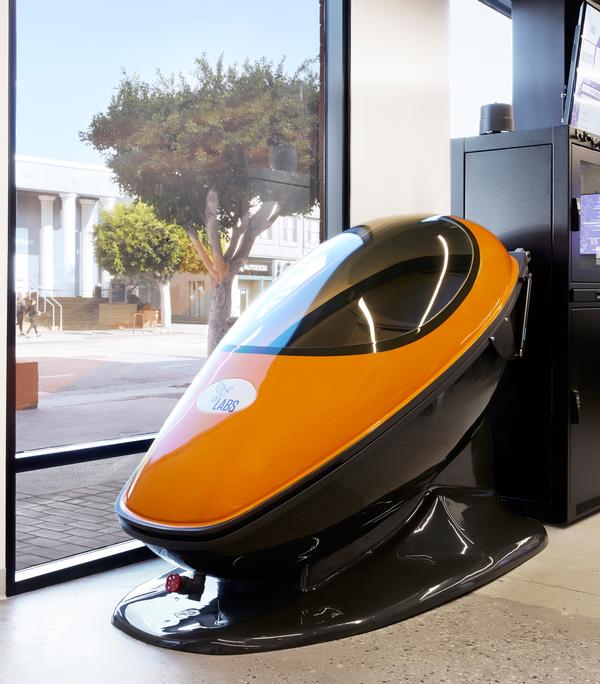 One of Upgrade Labs’ more unusual pieces of kit is the Atmospheric Cell Trainer, which changes air pressure to work at a cellular level