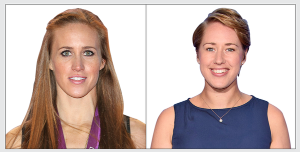 Glover (left) and Yarnold were found in EIS talent ID programmes