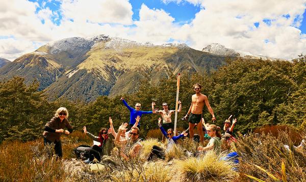Cohen and a small group took part in one of the 
first retreats in New Zealand in November