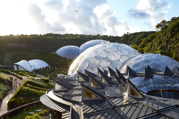 Opened in 2001, the Eden Project hosts a ‘global garden’ of plants in giant biomes