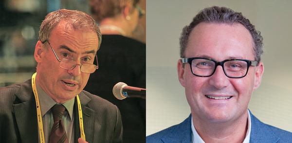 WHO’s Dr Ranieri Guerra (left) and ex NHS director Mark Britnell gave their views on wellness
