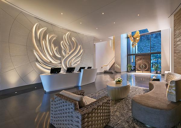 Phoenix iconography features throughout 