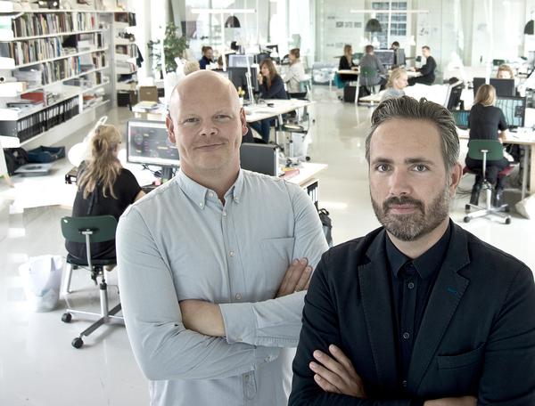 Ole Schrøder (left) and Flemming Rafn Thomsen (right) want to help cities prepare for climate change