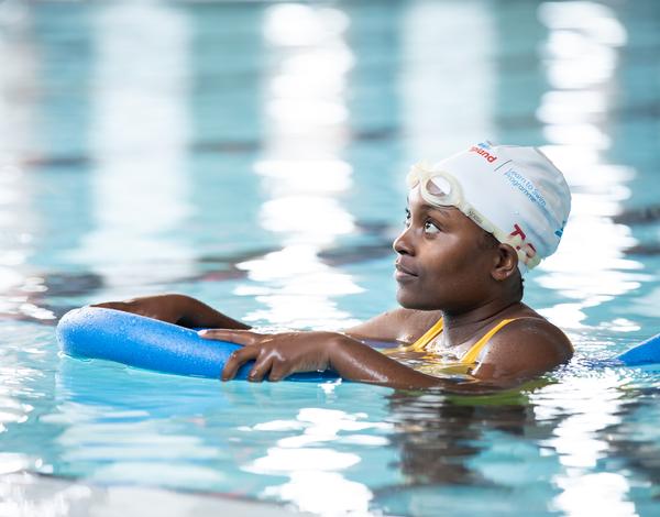 Aqua health sessions are popular with adults, who then bring their children along
