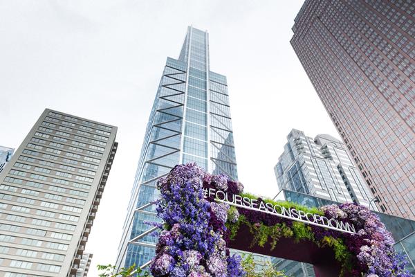 Four Seasons occupies the top 12 floors of the 60-storey Comcast Center, designed by Norman Foster 