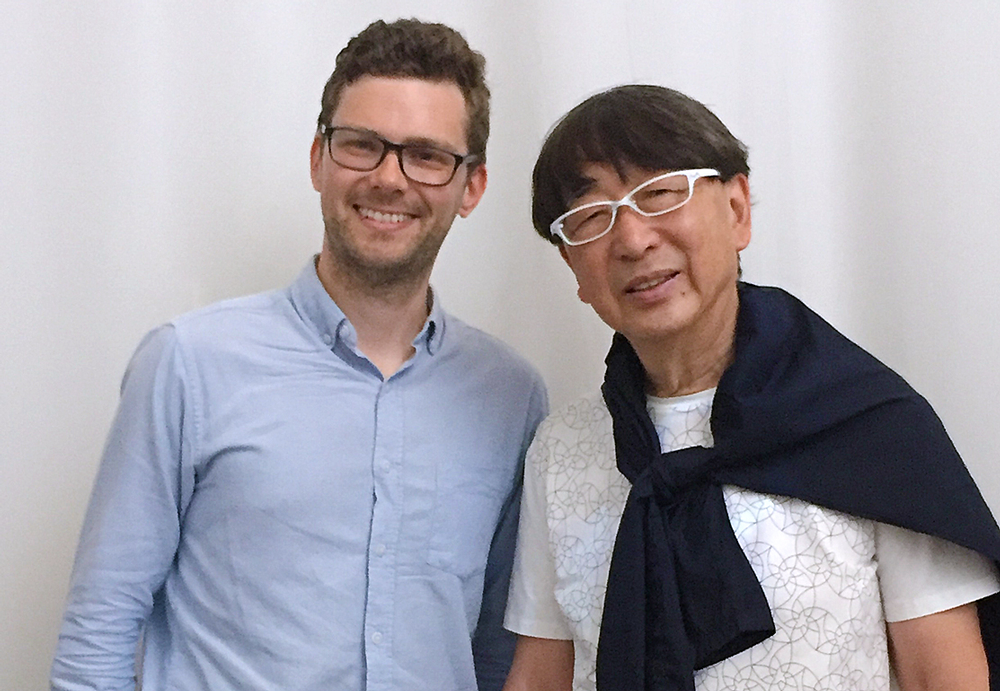 Ito with CLADmag contributing editor Kim Megson at the Venice Biennale