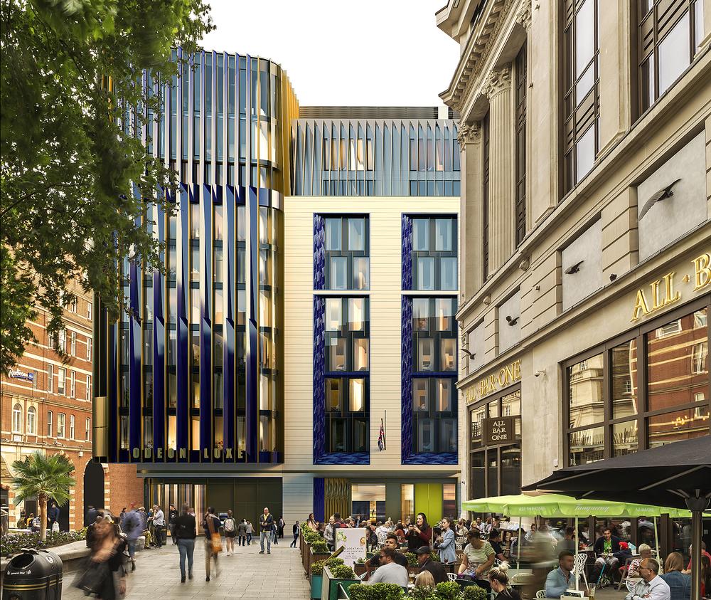 According to Woods Bagot, 'This 15-storey project will sensitively integrate itself into the historic south west corner of Leicester Square'