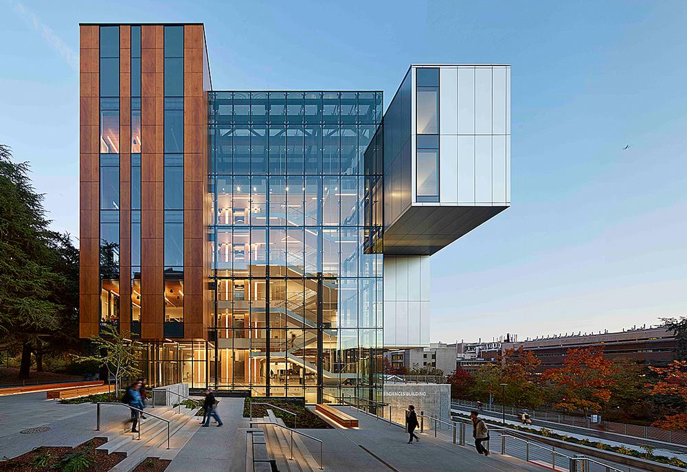 Sustainable projects include the University of Washington’s Life Sciences building and the Philips Academy, Snyder Centre / Photo: Kevin Scott
