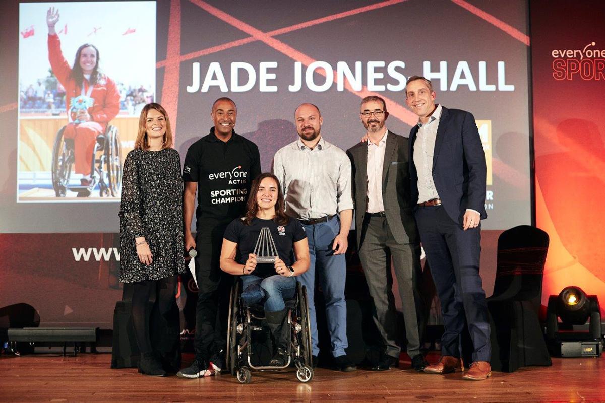 The Sporting Champions initiative supports athletes such as Commonwealth paratriathlon champion Jade Jones-Hall