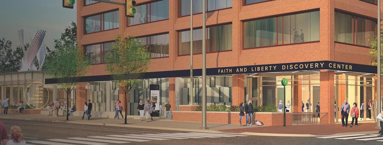 The Faith and Liberty Discover Centre in Philadelphia, US will aim to draw a link between the city, the founding of the US, the modern day country and the Holy Bible The Faith and Liberty Discover Centre in Philadelphia, US will aim to draw a link between the city, the founding of the US, the modern day country and the Holy Bible