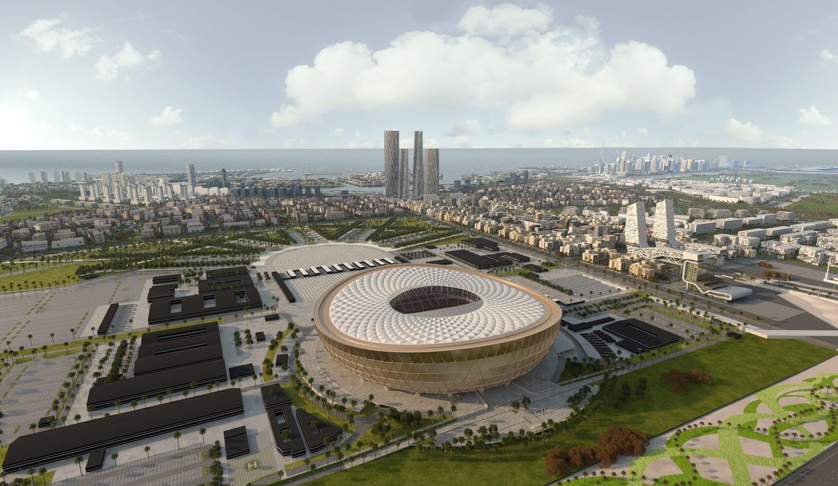 Lusail Stadium has been described as the 'centrepiece' of the yet-to-be-completed smart development, Lusail City. / Courtesy of the Supreme Committee for Delivery & Legacy