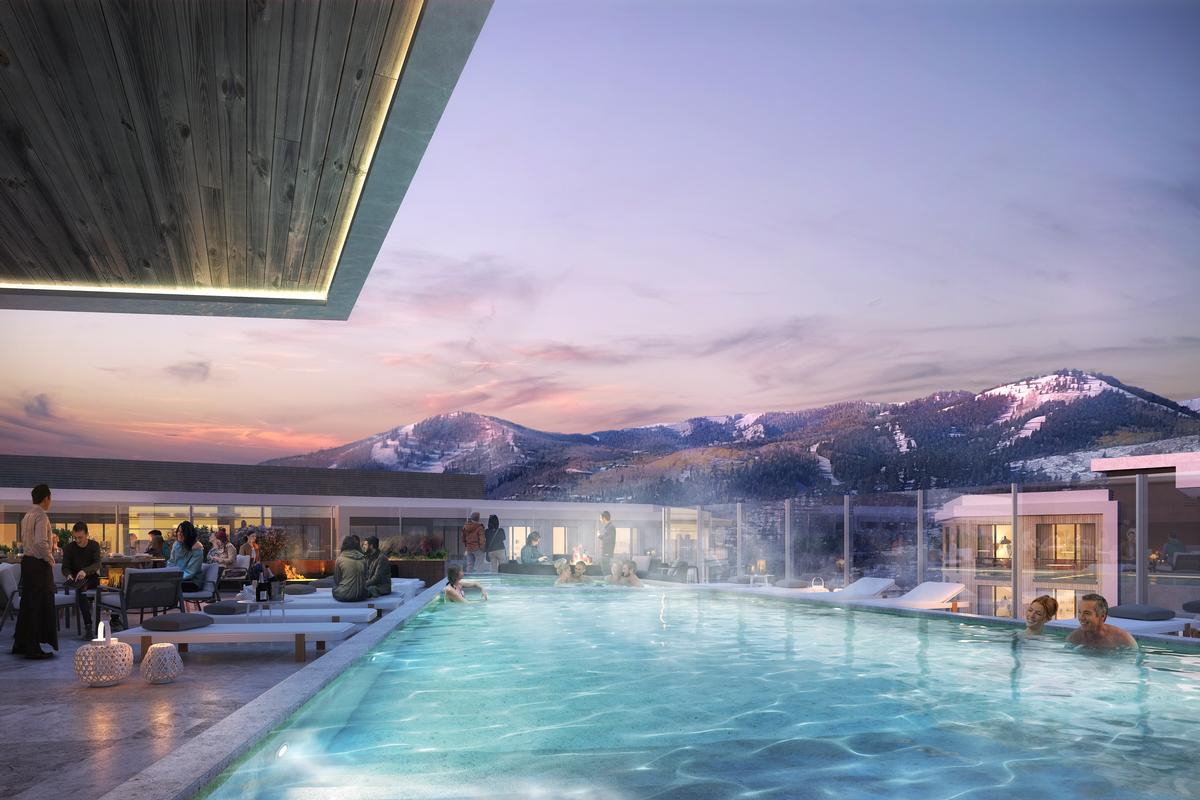 Pendry Park City Residences will feature multiple leisure amenities, such as a rooftop bar, pool, and spa. / Courtesy of Pendry Hotels Pendry Park City Residences will feature multiple leisure amenities, such as a rooftop bar, pool, and spa. / Courtesy of Pendry Hotels
