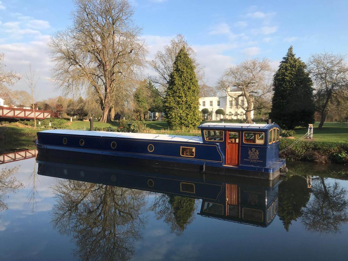 Set in a traditional riverboat on the River Thames, the Floating Spa at the Monkey Island Estate is set to open in February 2019. Set in a traditional riverboat on the River Thames, the Floating Spa at the Monkey Island Estate is set to open in February 2019.