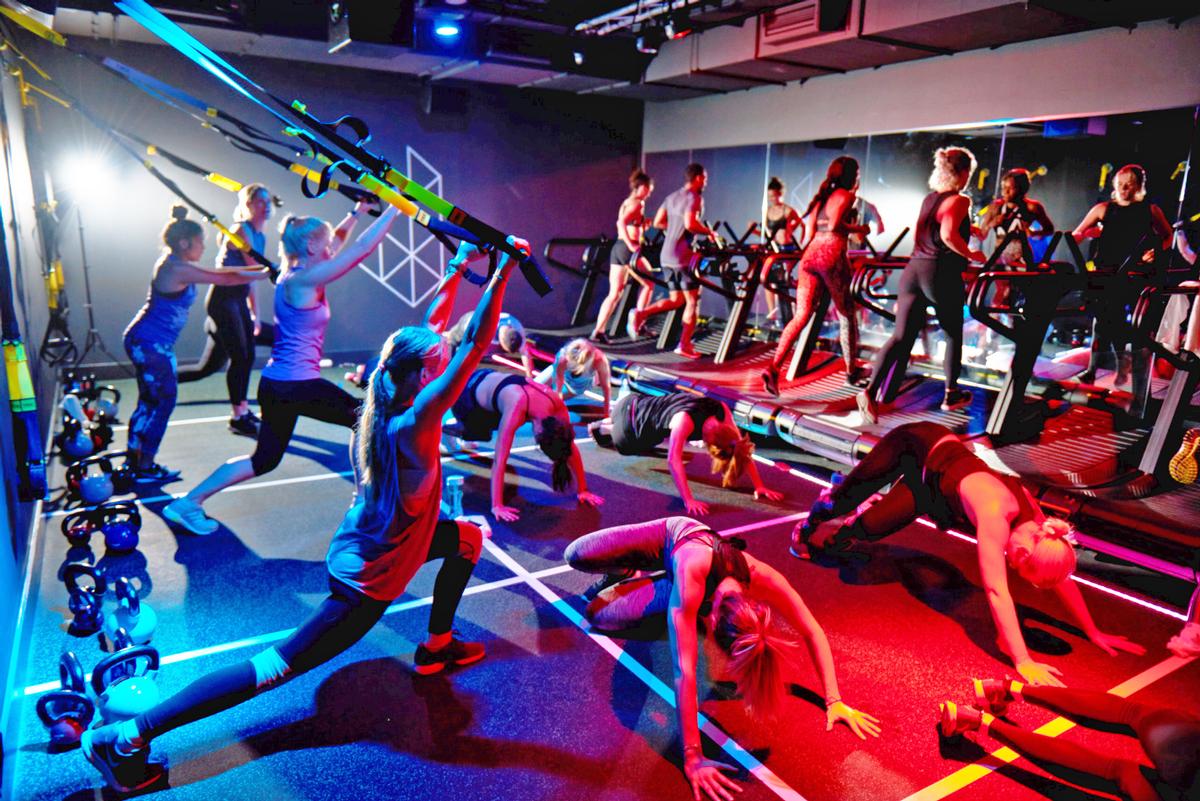 The Digme studios offer indoor cycle and HIIT