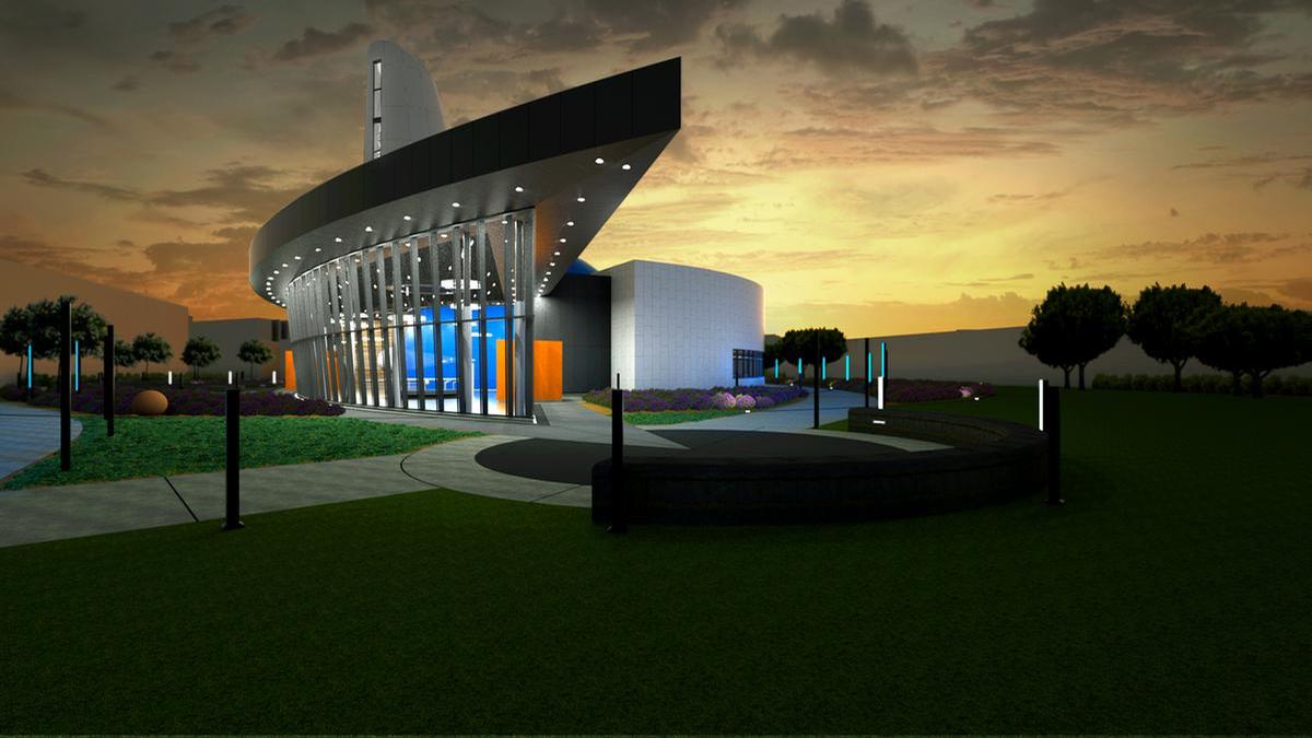 Stretching across an area of 11,000sq ft (1,022sq m), the planetarium has 125 seats in total and will put on a range of shows Stretching across an area of 11,000sq ft (1,022sq m), the planetarium has 125 seats in total and will put on a range of shows