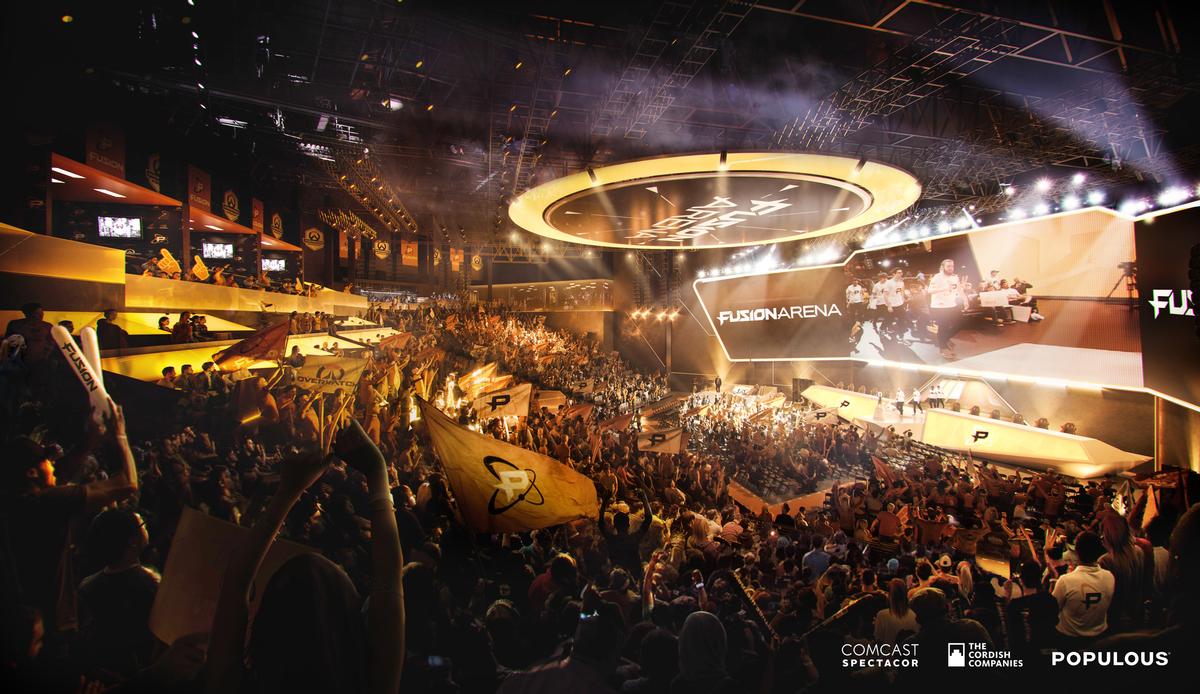 Fusion Arena is being developed by Comcast Spectacor and The Cordish Companies. / Courtesy of Populous