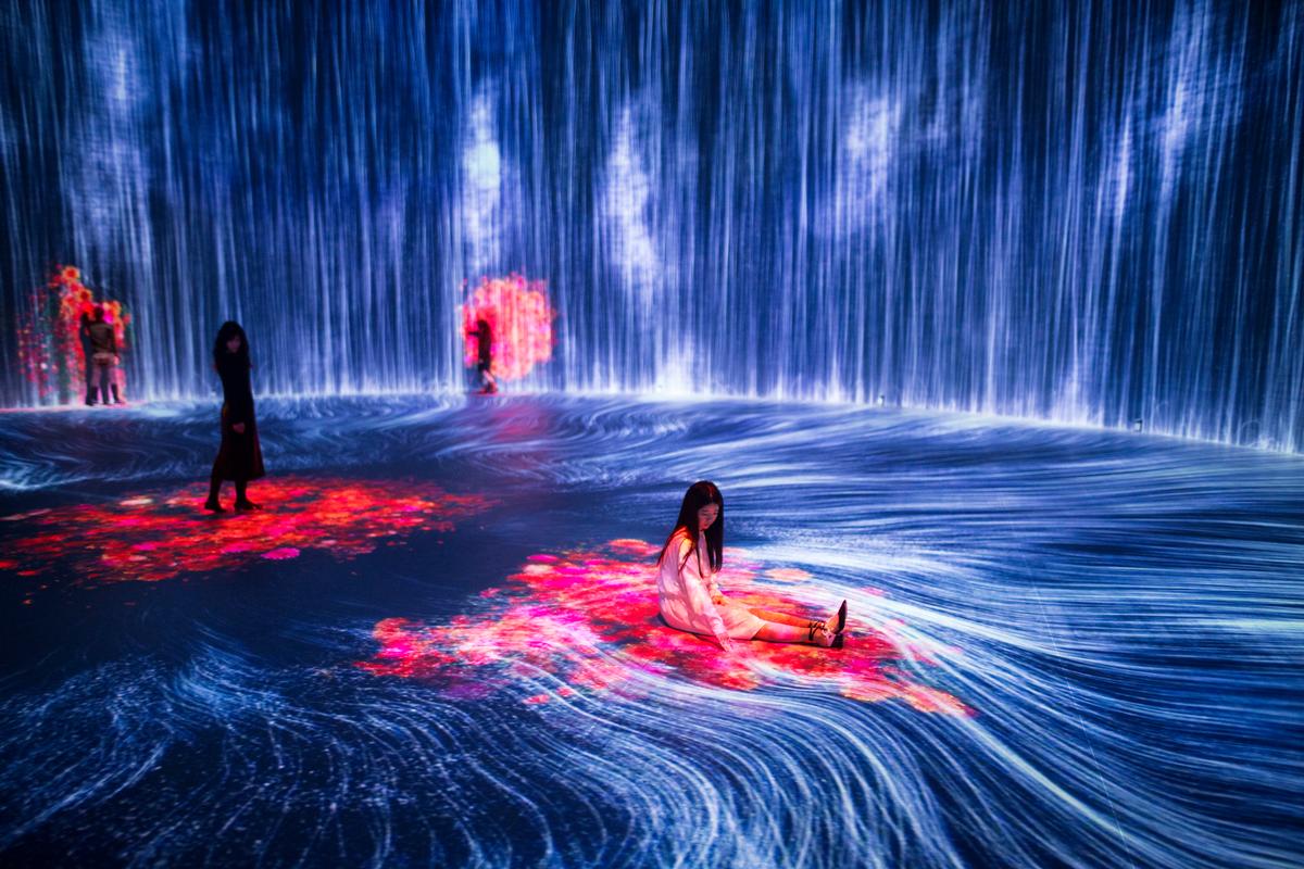 teamLab's installation will run until 24 August. / Courtesy of OPEN Architecture