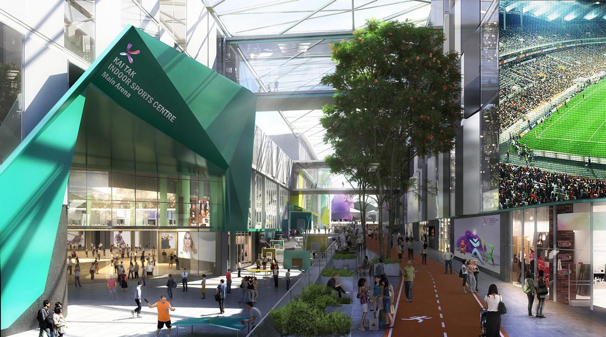 The campus will also comprise multiple retail shops, entertainment venues, and eateries. / Courtesy of Populous