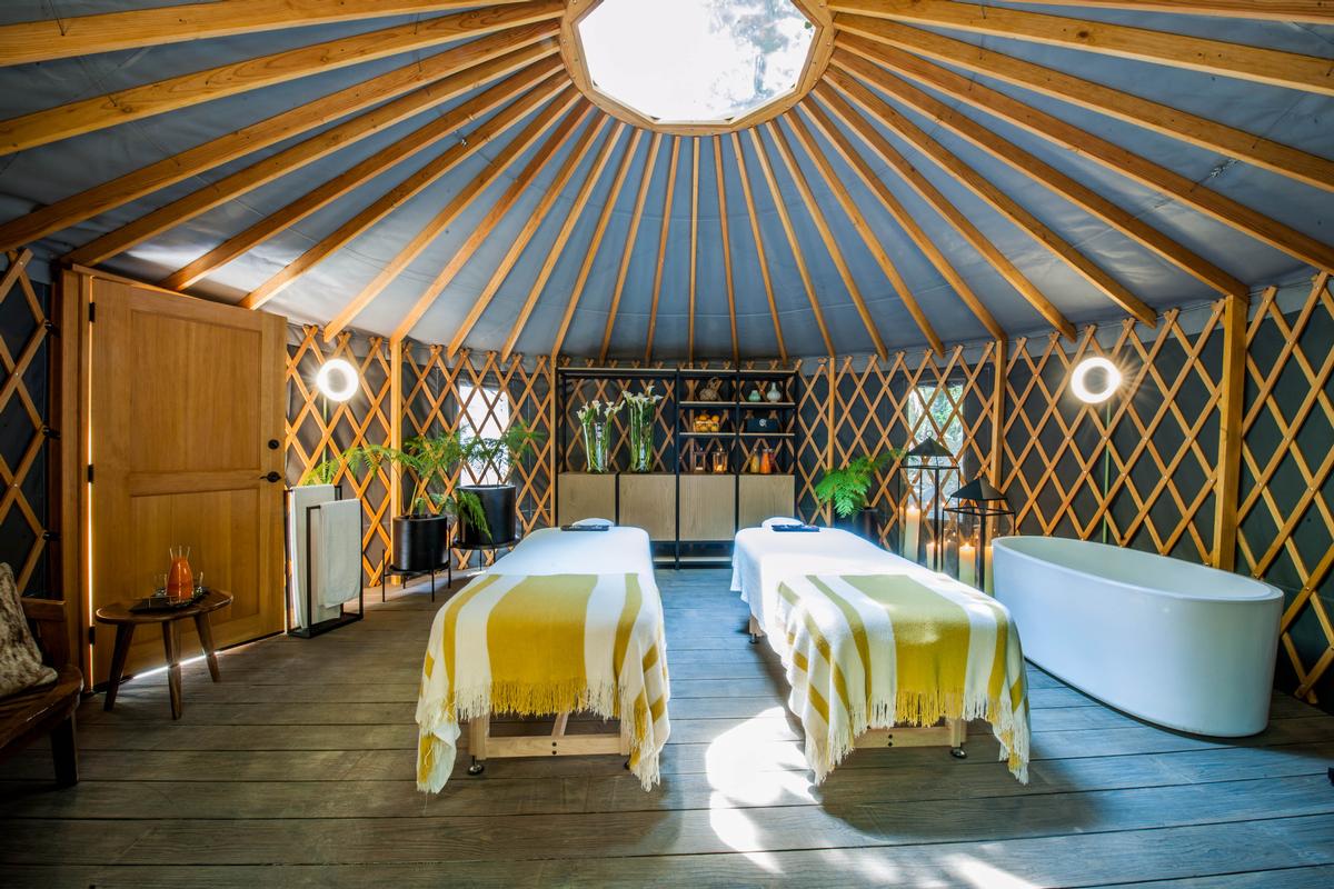 For couples seeking an indigenous experience, the spa has introduced 'Yurt Spa Experiences' – customisable treatments including clay painting / 