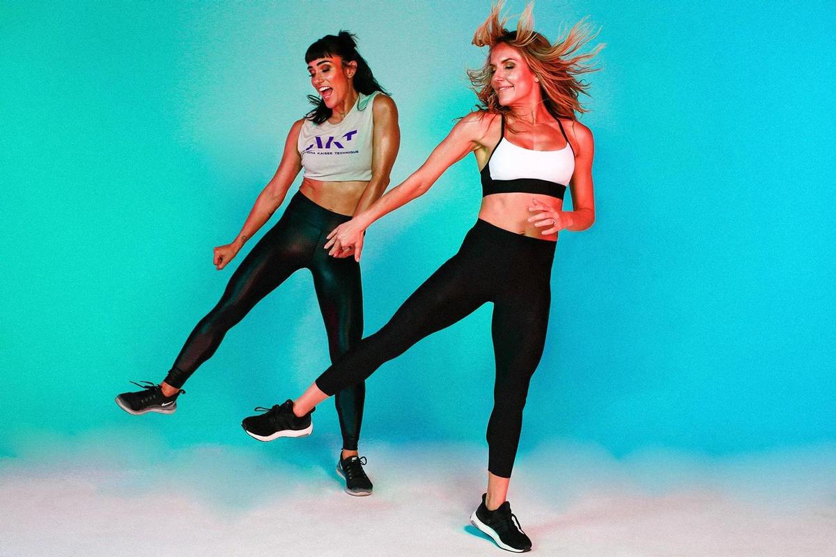 AKT was founded by celebrity-trainer Anna Kaiser (right) and combines dance with functional training