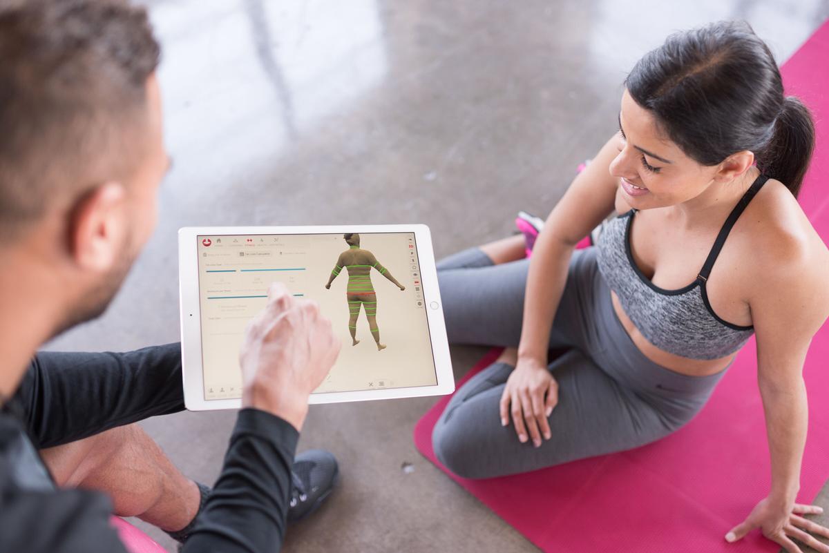 Styku 3D Body Scanner will allow trainers to perform full body scans on members, enabling them to create bespoke, results-driven fitness programmes tailored to the client's needs / Skyku