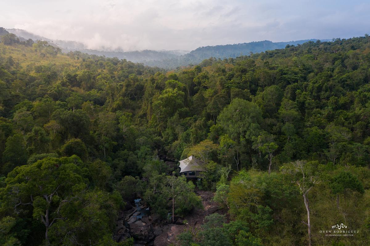 Bensley's projects include Shinta Mani Wild, a luxe-jungle escape located above a waterfall in the South Cardamom Forest in Cambodia / Bensley Architecture, Interior Design and Landscape