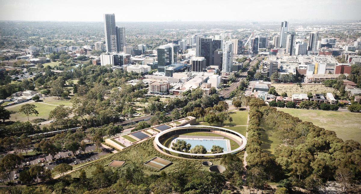 The centre is to be built in the Western Australian city of Parramatta / Andrew Burges, Grimshaw and McGregor Coxall