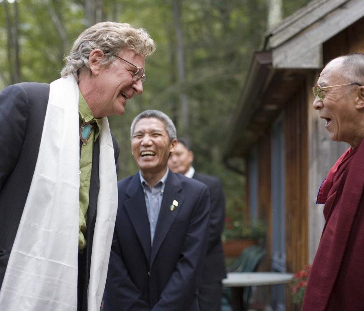 Thurman is a well-known scholar and author in the field of Tibetan studies and Tibetan Buddhism and co-founded the Tibet House to celebrate Tibetan culture at the invitation of the Dalai Lama. 
/ 