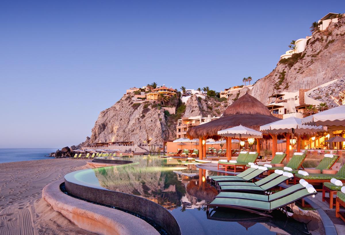 The resort is situated at the tip of Mexico’s Baja California Peninsula / Hilton