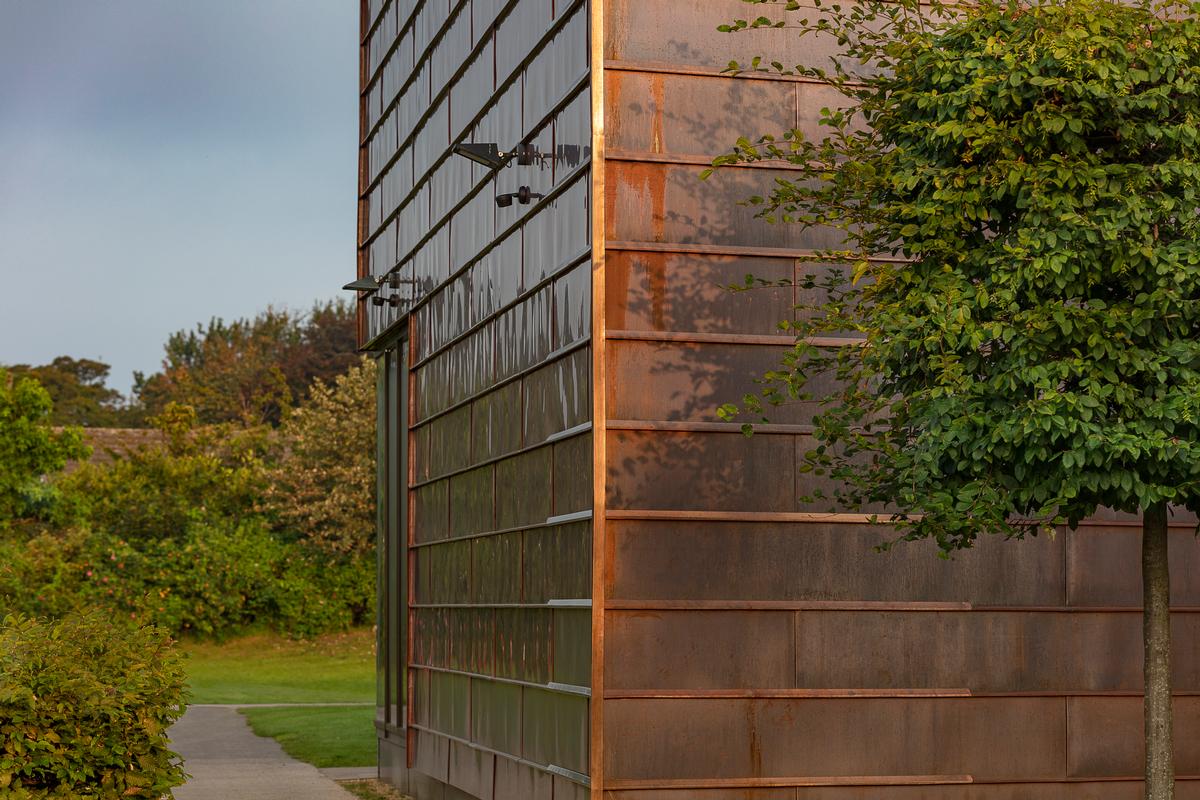 Copper cladding was also used to match the original building / Tamara Shiner