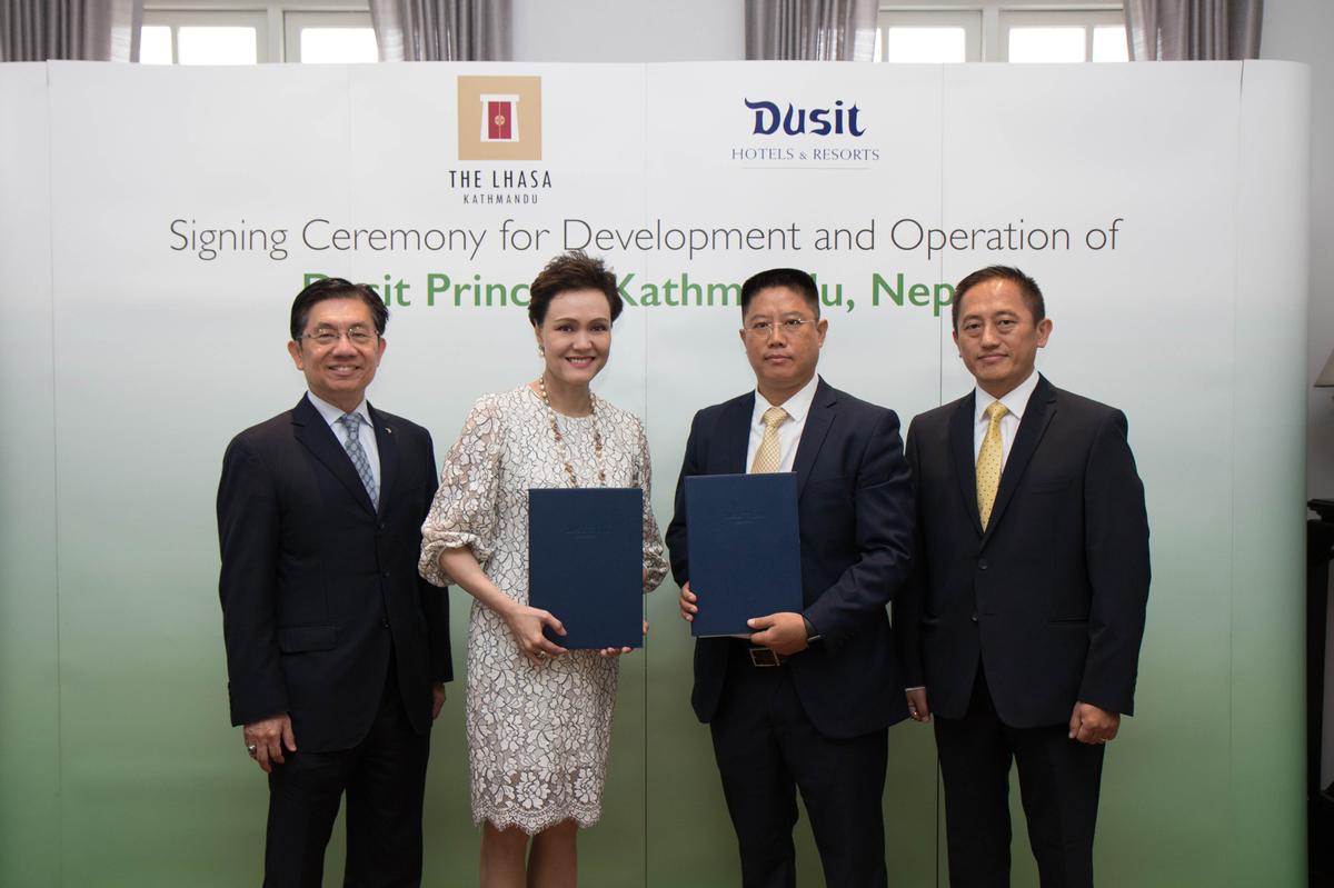 The official signing ceremony was held at Baan Dusit Thani Thailand.