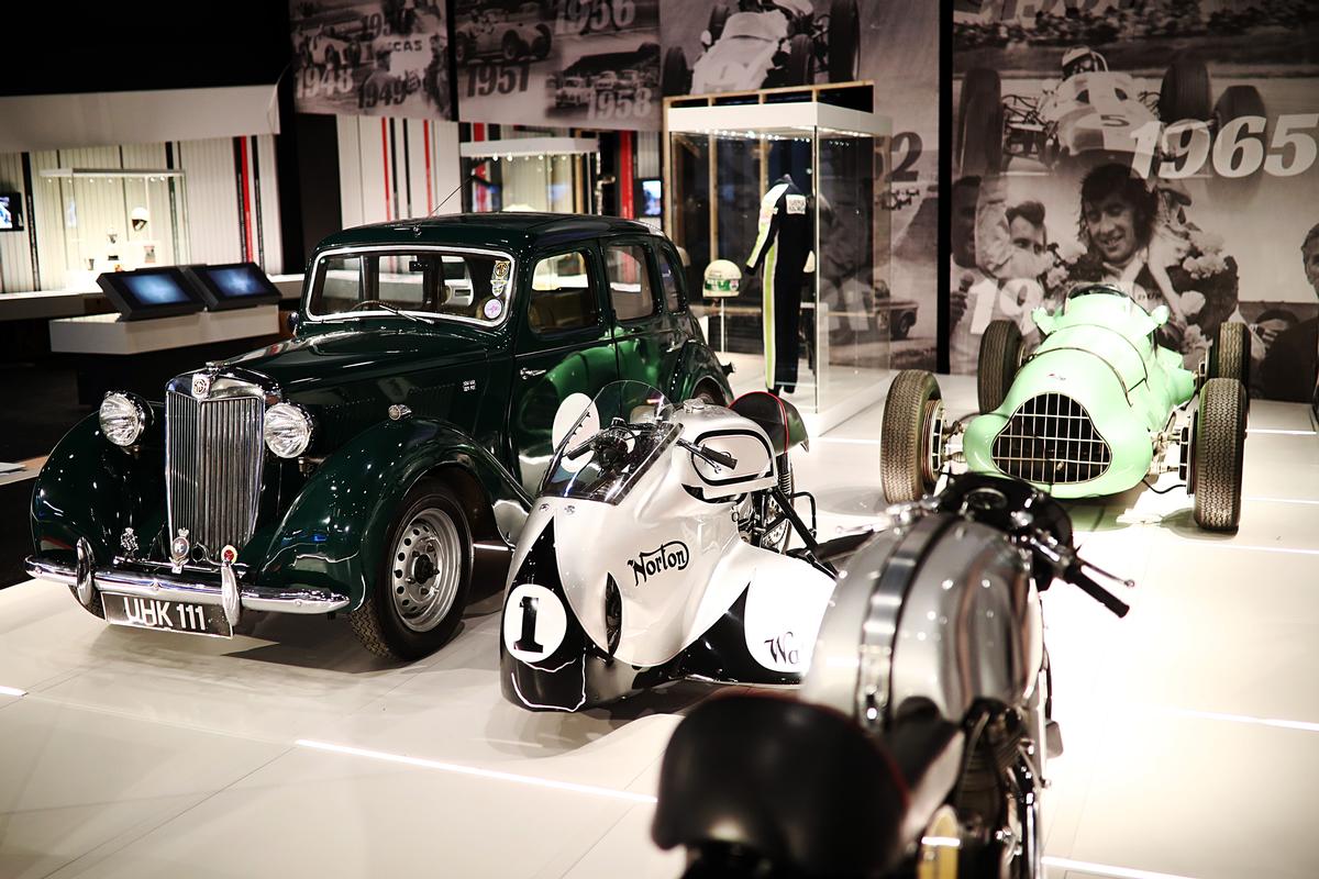 Exhibits include old and classic vehicles / The Silverstone Experience