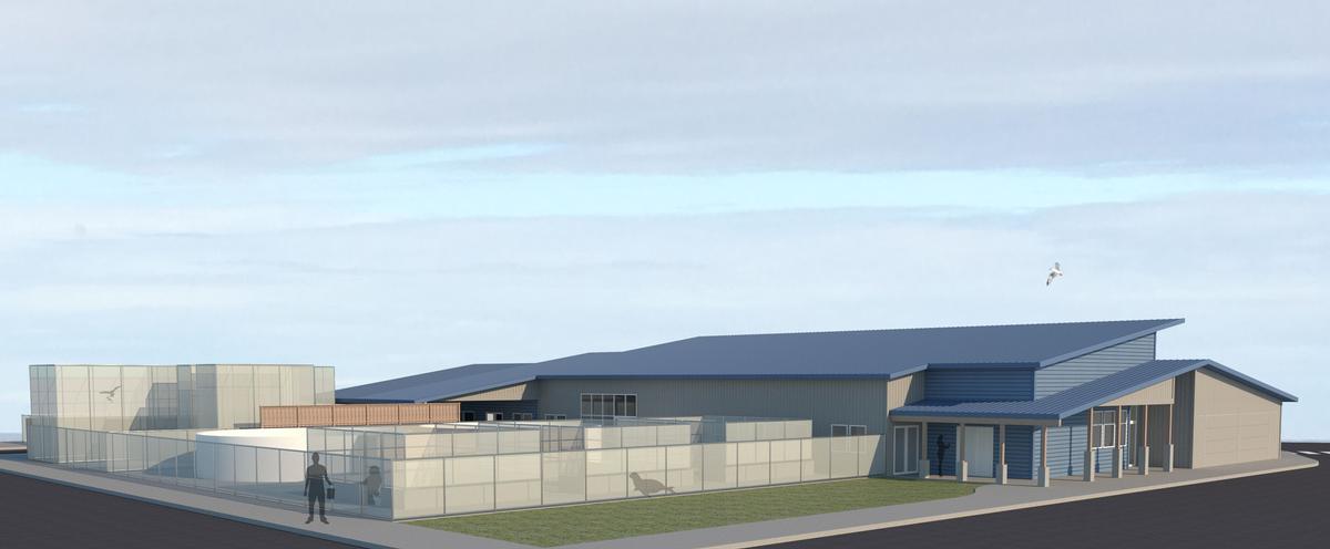 The new centre will have a surgical facility and sustainable building features / Oregon Coast Aquarium