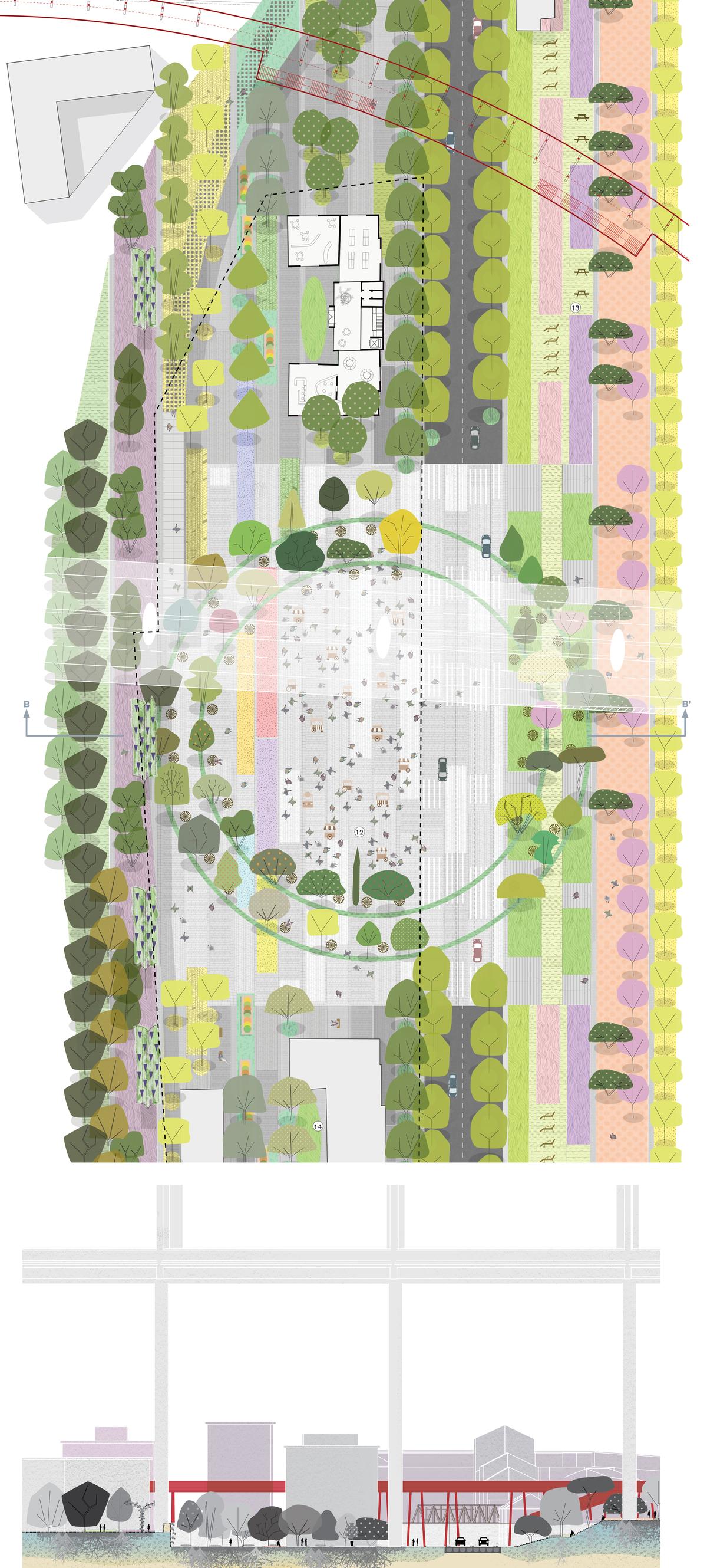 The Polcevera Park is a series of parks with different ecologies and infrastructures