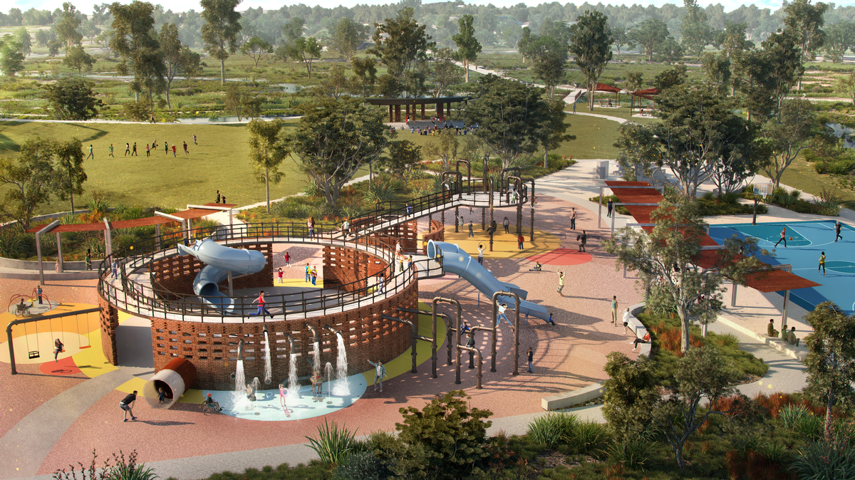 The development will have a large adventure play area for children / Oxley Creek Transformation