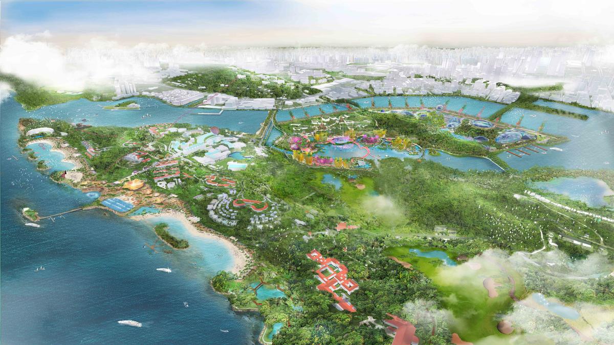 The Sentosa-Brani Master Plan is part of a wider scheme to rejuvenate Singapore’s Greater Southern Waterfront / Grant Associates & WilkinsonEyre