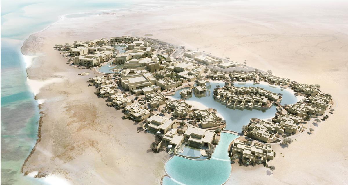 Expected in Q2 next year, the site will be a Middle Eastern wellness destination. / 