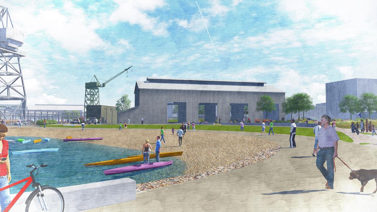 There will be a beach, which people will be able to use for relaxing, events and watersports / Port of San Francisco