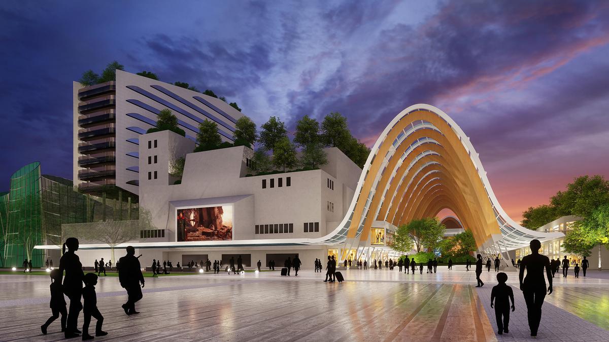 Kallang Theatre will be redeveloped into an integrated sport, entertainment and lifestyle centre / Pomeroy Studio