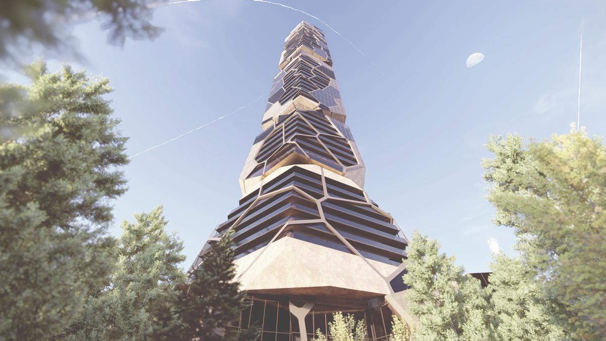 The tower will rise 670ft (204m) / MU Architecture