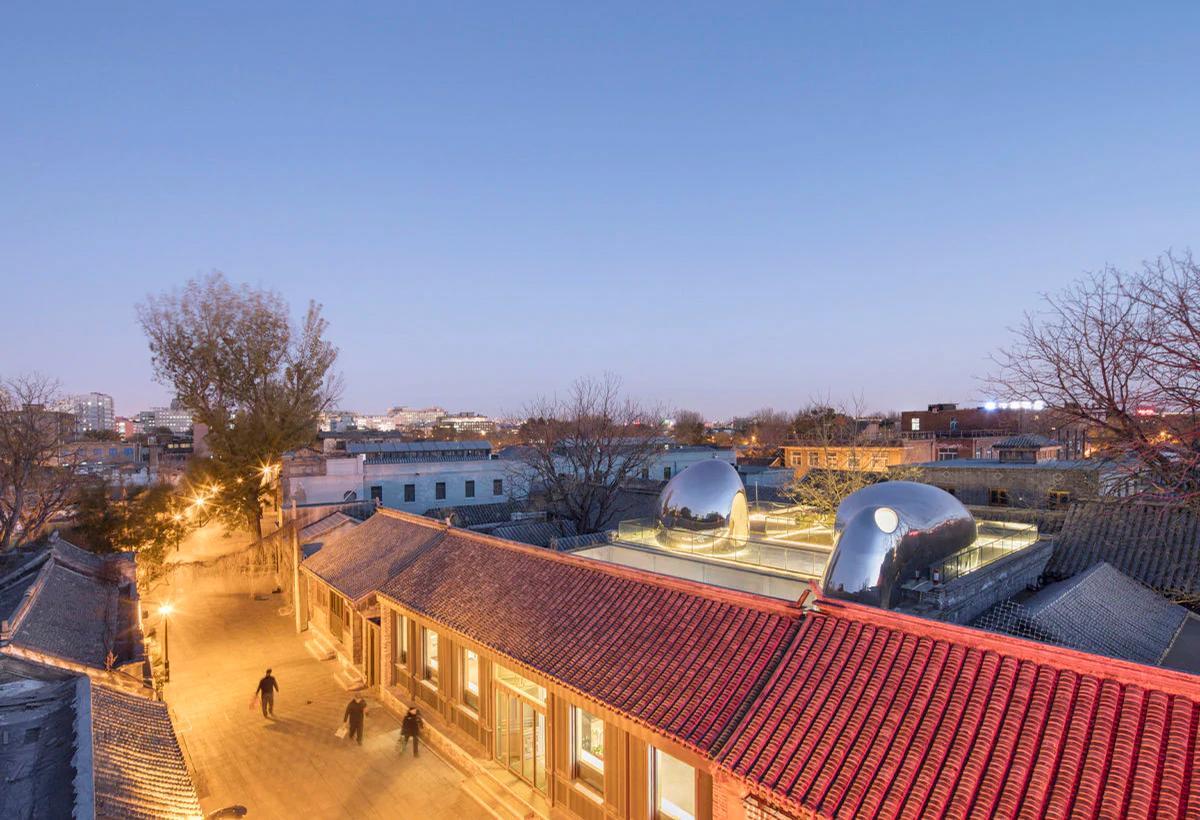 The Hutong Bubble 218 project is located in Beijing's Qianmen district / MAD Architects