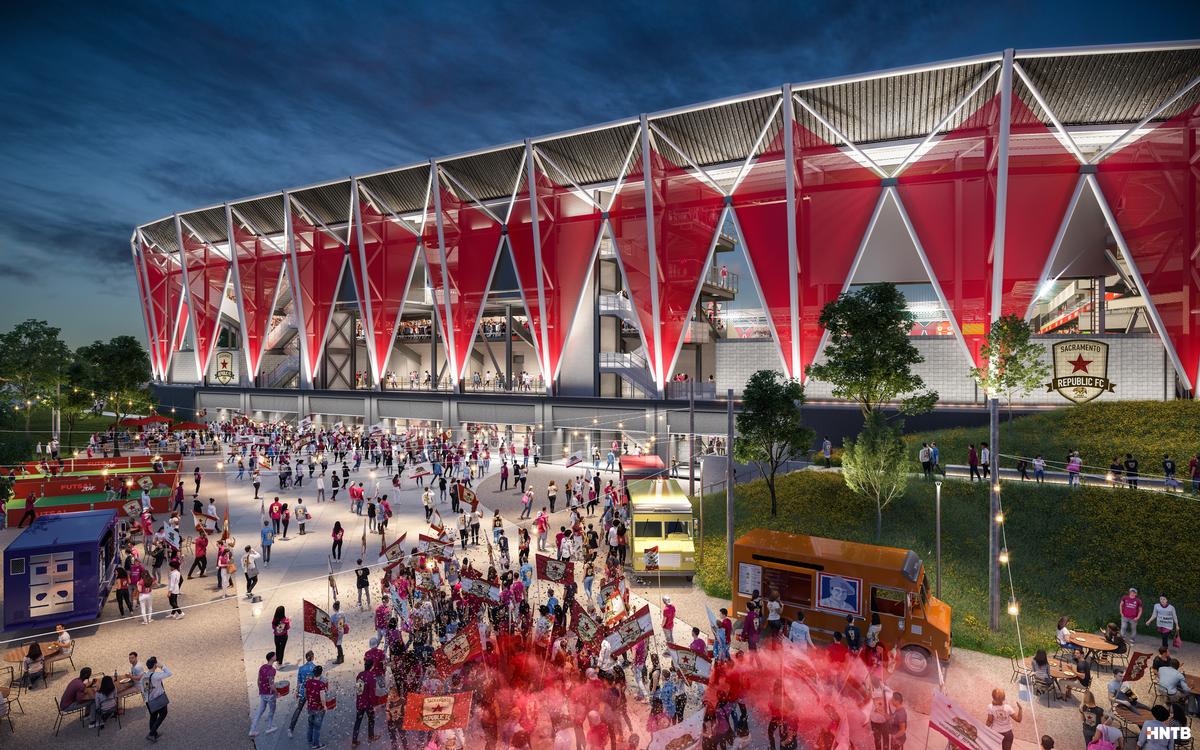 Construction of the stadium is due to begin in mid-2020 / HNTB