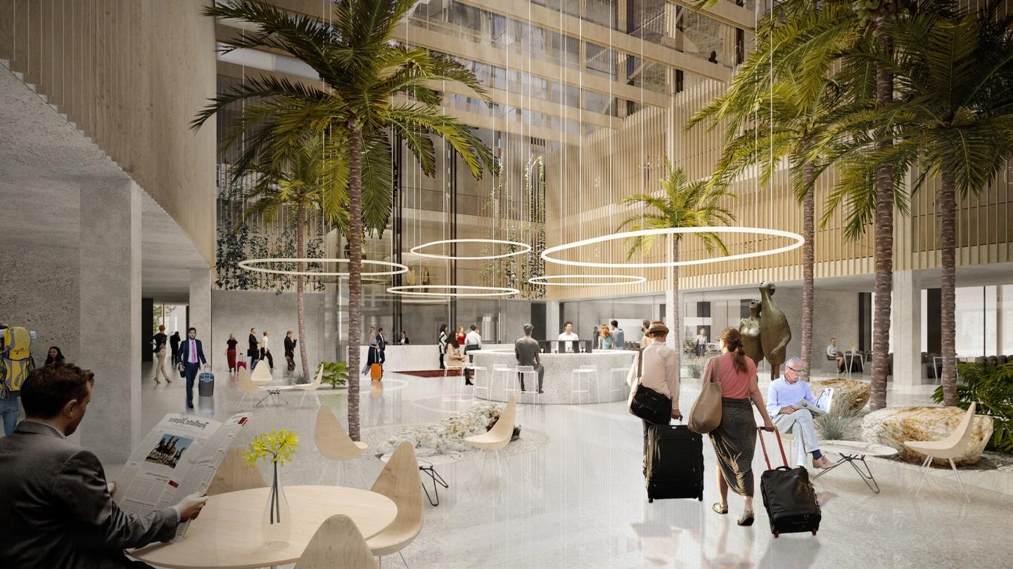 The development will combine workspace and public realm / Bjarke Ingels Group