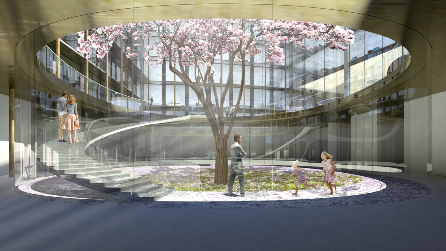 There will be planting in the outdoor spaces of the buildings / Bjarke Ingels Group
